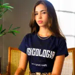 Camisa Psicologia Azul Feminino