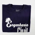 Camisa Engenharia Civil  Azul Masculino