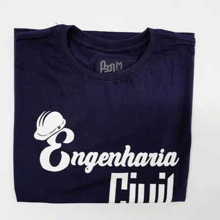 Camisa Engenharia Civil Azul Feminino